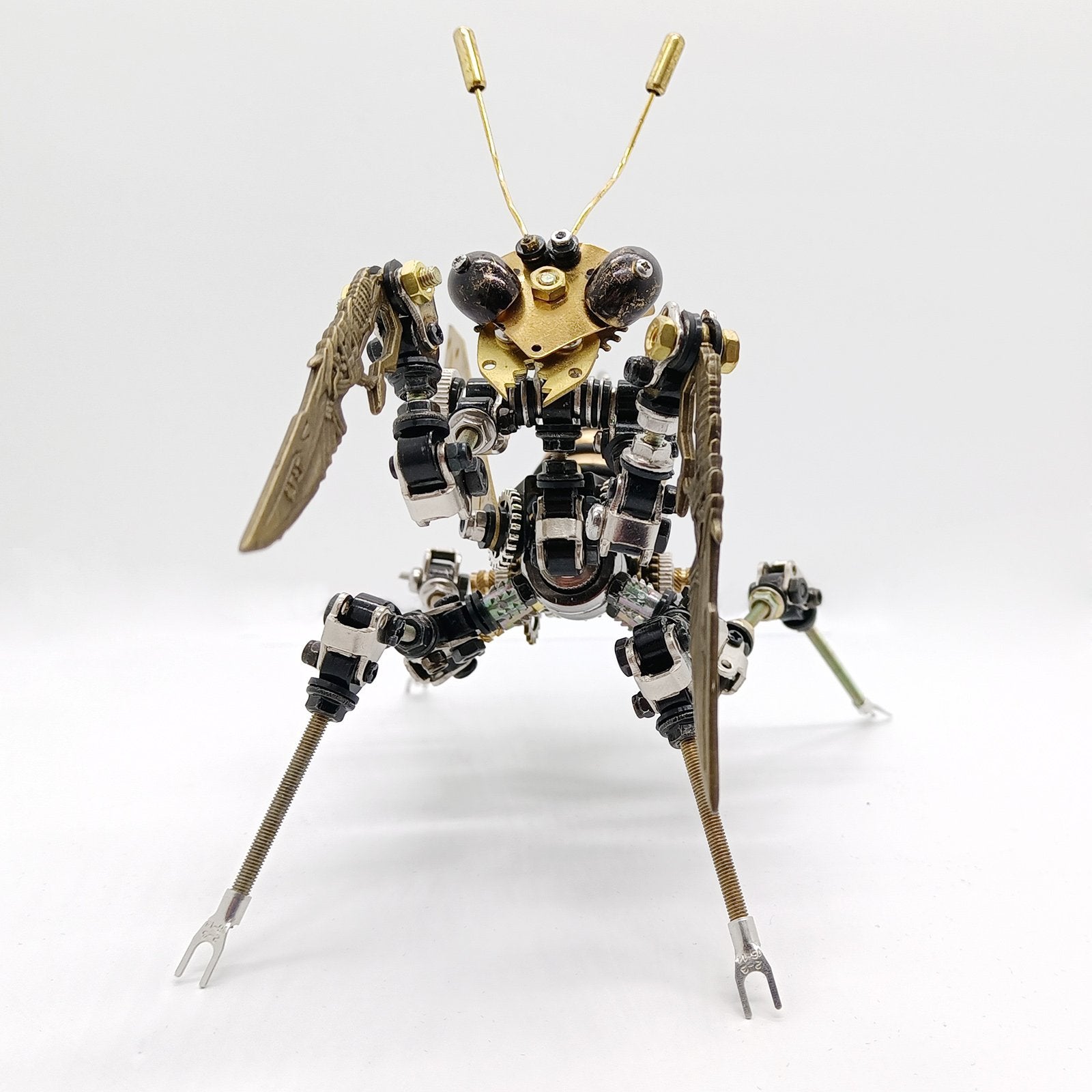 3D -DIY -Metallbaugruppe Mechanische Mantis -Insekt 500pcs Modellkit