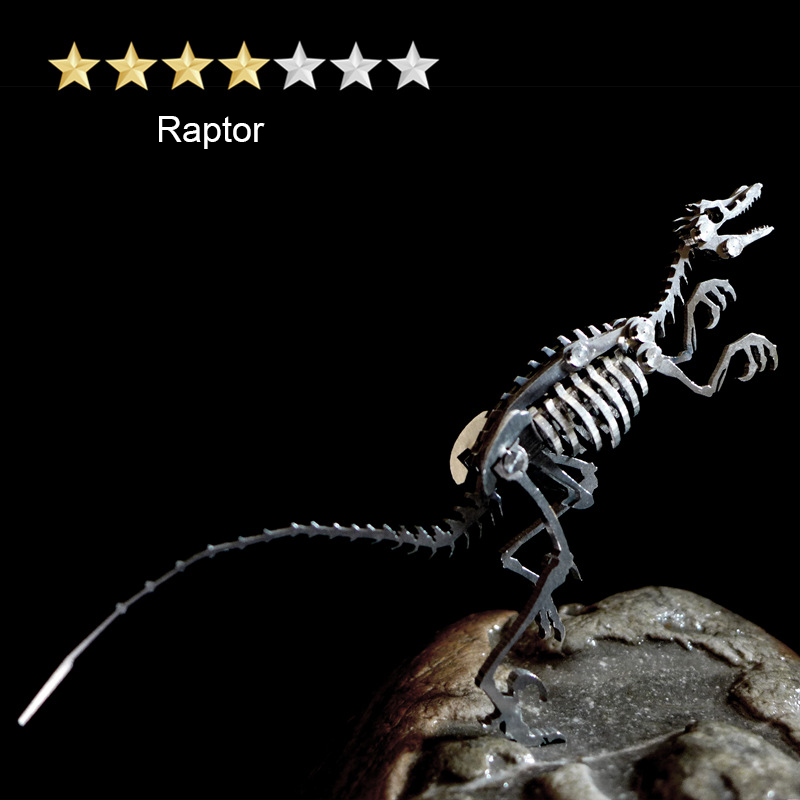Laden Sie das Bild in Galerie -Viewer, {Top 10 3d Metall Kreidezeit Dinosauriermodell Kit
