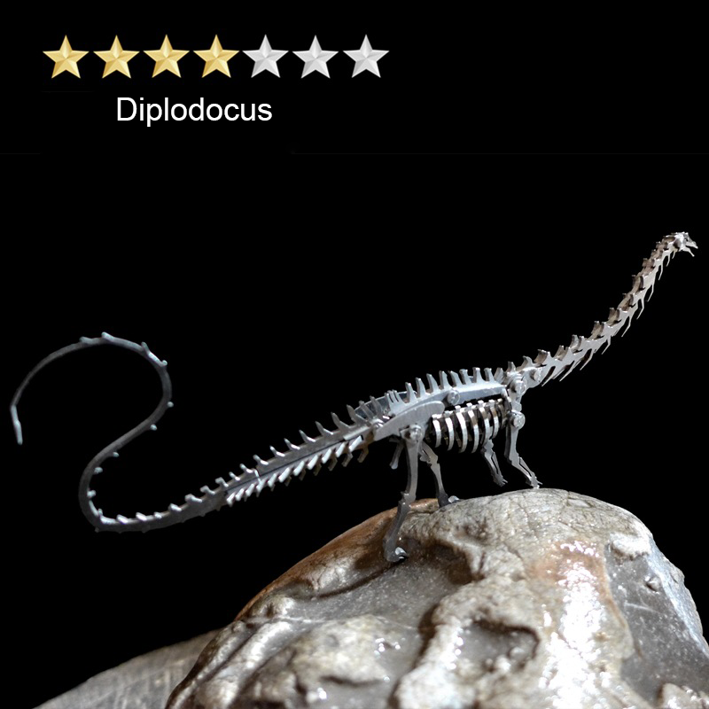 Load image into Gallery viewer, Top 10 3D Metal Cretaceous Dinosaur Model Kit
