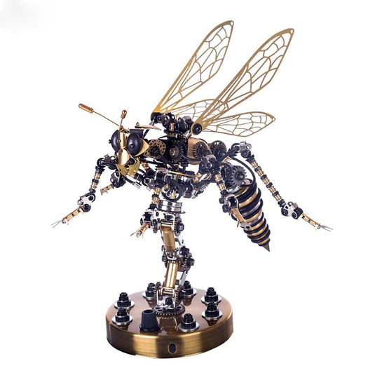 3D Metal DIY Mechanical Wasp Insects Puzzle Model Kit Assembly Jigsaw –  metalkitor