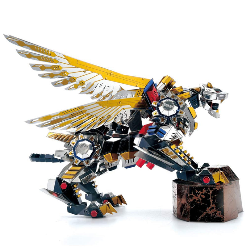 Laad de afbeelding in galerijviewer, 3D Metal Mechanical Flying Tiger Model Diy Building Kit
