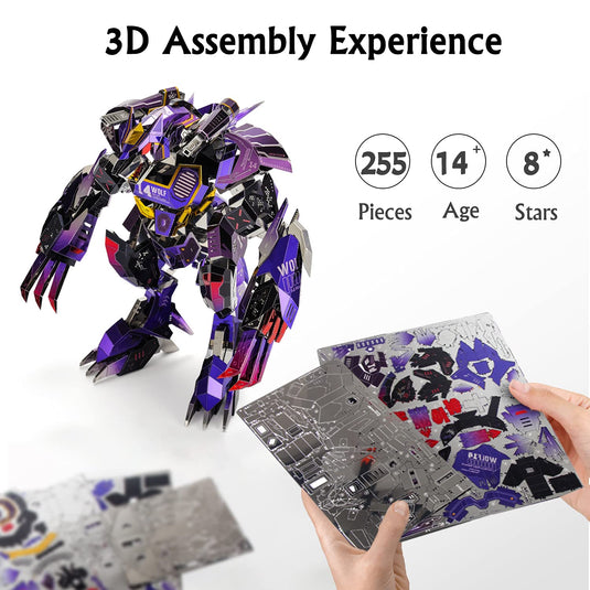 Kits de modelo de bricolaje de metal de metal de metal de metal 3D
