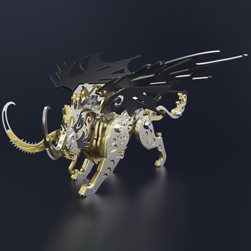Laden Sie das Bild in Galerie -Viewer, {3D -Metall -Mythologie -Kreaturen Puzzle Buntes Modell Kit
