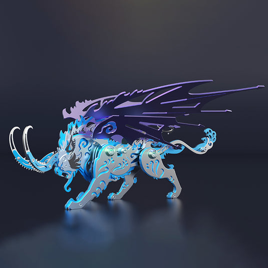 3D Metal Mythological Creatures Puzzle kleurrijke modelkit
