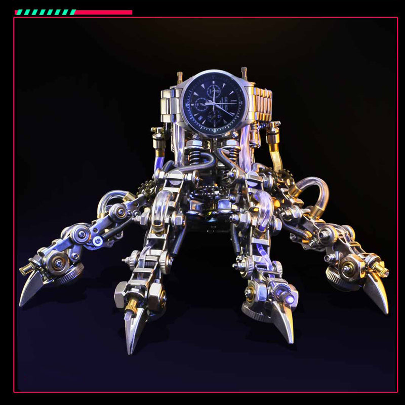 Load image into Gallery viewer, 800 PCS 3D Metal DIY Dragon Claw Model Kit with Colorful Lights
