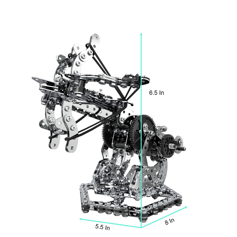 Laad de afbeelding in galerijviewer, 815 PCS 3D DIY Dragon Hunting Kruisbooguitrusting Draait Model Kit
