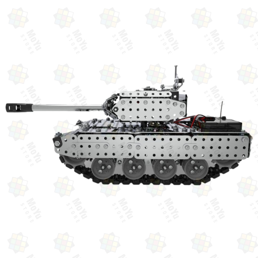 952PCS DIY 3D Assembly Metal RC Tank Militair Model Kit speelgoed