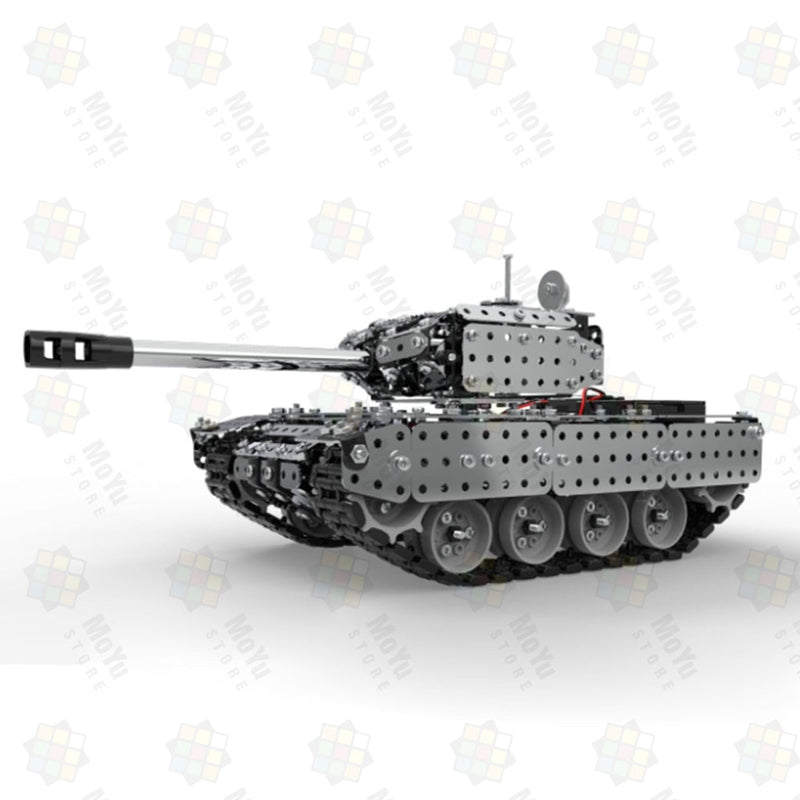 Laden Sie das Bild in Galerie -Viewer, {952pcs DIY 3D -Assembly Metall RC Tank Military Model Kit Spielzeug
