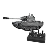 952PCS DIY 3D Assembly Metal RC Tank Militair Model Kit speelgoed