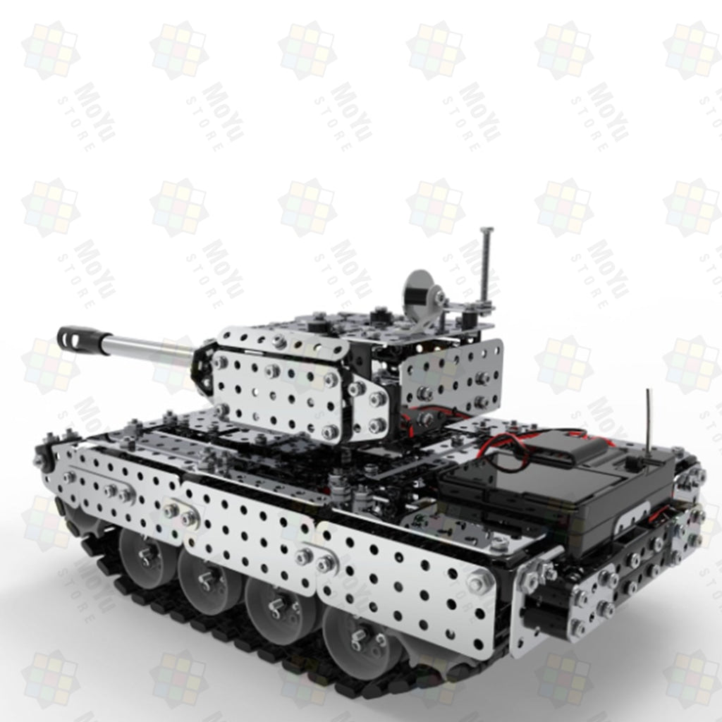 952PCS DIY 3D Assembly Metal RC Tank Militair Model Kit speelgoed