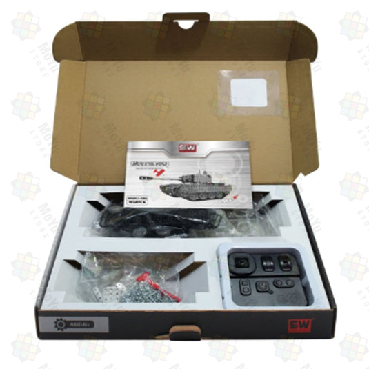 952PCS DIY 3D Assembly Metal RC Tank Militair Model Kit speelgoed