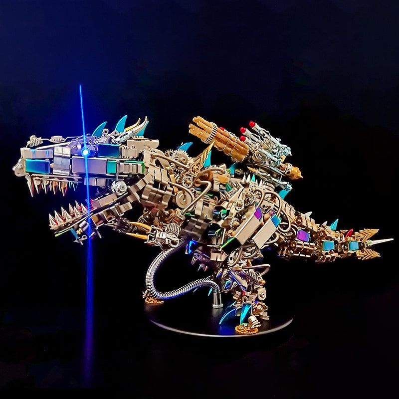 Laden Sie das Bild in Galerie -Viewer, {1350pcs+ schwierige Modell Kits 3D Mechanische Tyrannosaurus Rex Model Kit Big Dinosaurier

