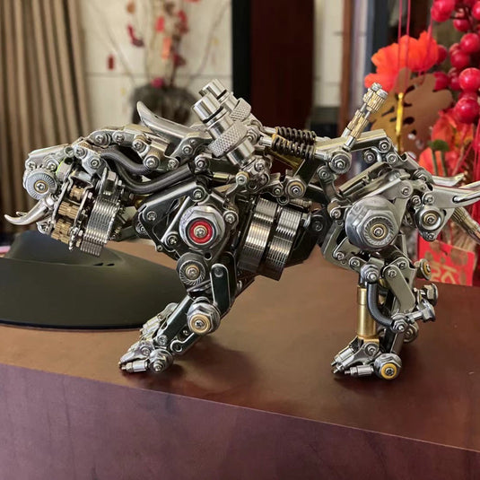 Kits de modèle d'assemblage métallique 3D Bengal Tiger 700+ pièces créent une série d'animaux