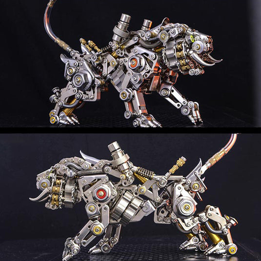 Kits de modèle d'assemblage métallique 3D Bengal Tiger 700+ pièces créent une série d'animaux