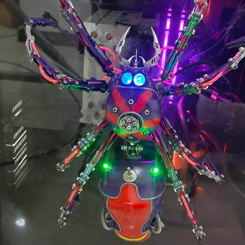 Load image into Gallery viewer, Cyberpunk Tarantula 3D DIY Metal Puzzle Big Model Kit
