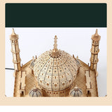 Kit de modelo creativo de rompecabezas de madera 3d Castle Diy para regalos de Navidad