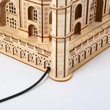 Kit de modelo creativo de rompecabezas de madera 3d Castle Diy para regalos de Navidad