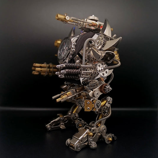 Robot Watch Stand Holder 3D DIY Assembly Metal Fighting MechaModel Kit