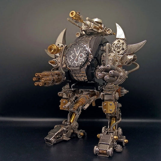 Roboter Watch Stand Holder 3D DIY Assembly Metal Fighting Mechamodel Kit