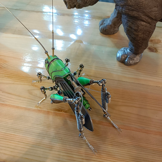 Steampunk 3D Locust Metal Model Dekoratives Geschenk