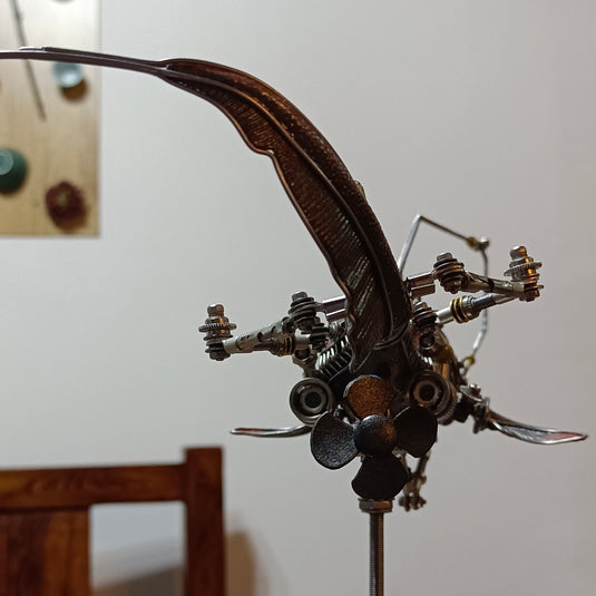 Steampunk 3D Mécanique métal dunkleosteus Modèle d'artisanat