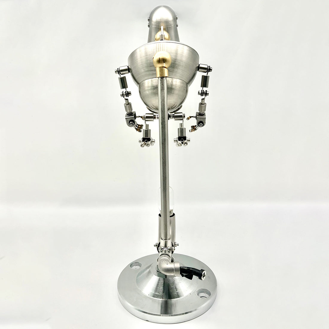 Steampunk 3D Metal NO.3 Robot Table Lamp EU-Plug Decoration