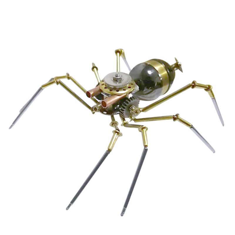 Laad de afbeelding in galerijviewer, Steampunk Metal Mechanical Little Waspid Spider Insects Model Crafts Collection
