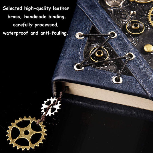 Steampunk Notebook Hardcover Notebook Federstift Kit und Versiegelung mit Geschenkbox