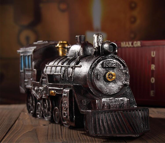 Decoraciones de la locomotora vintage steampunk