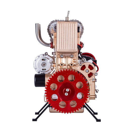 Teching 3D Assembly Adult 300+PCS Auto Motormodel Toys Mini Inline 4 Cilinders Motoreducatie