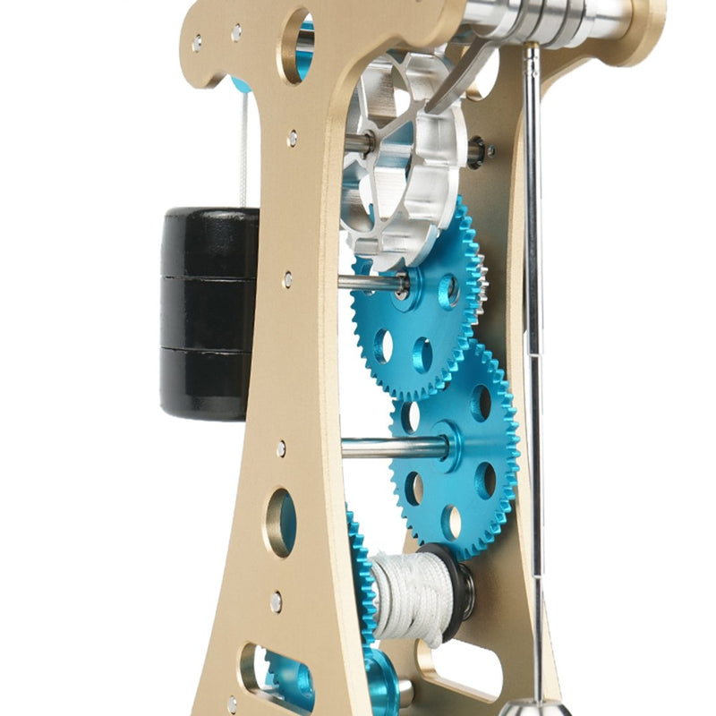 Laad de afbeelding in galerijviewer, Teching 3D Metal Pendulum Clock TimeKeeping Montage Model speelgoed voor volwassene
