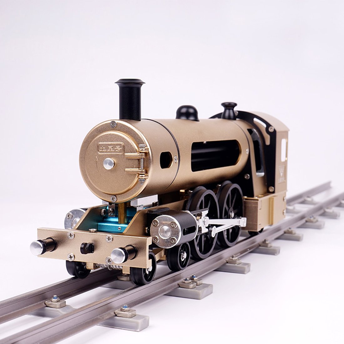 Teching Assembly Electric Steam Locomotive Train Model Toy Gifts for Adult