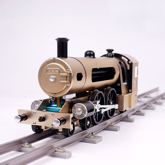 Teching Assembly Electric Dampf Lokomotive Trainer Spielzeuggeschenke für Erwachsene