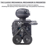 Teching Kit de modelo de metal robot rastreado de altavoz Bluetooth de bricolaje DIY
