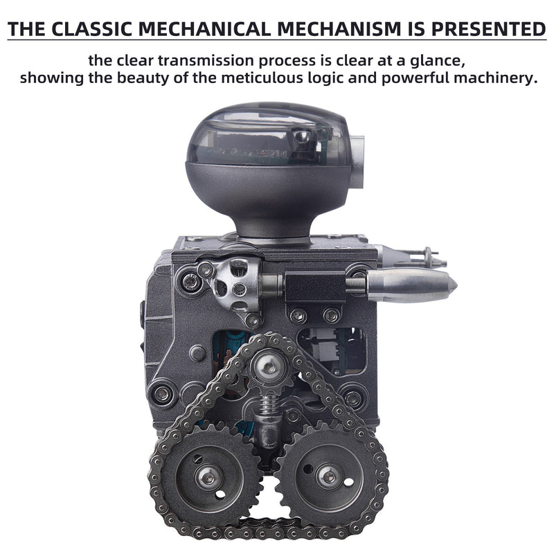 Laad de afbeelding in galerijviewer, Teching DIY Mechanical Bluetooth -luidspreker RC Tracked Robot Metal Model Kit
