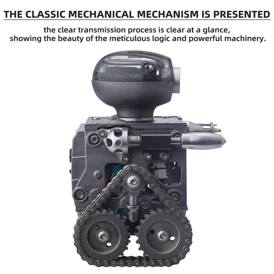 Techning DIY Mécanique Bluetooth haut-parleur RC Kit de modèle en métal de robot suivi