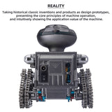 Teching Kit de modelo de metal robot rastreado de altavoz Bluetooth de bricolaje DIY