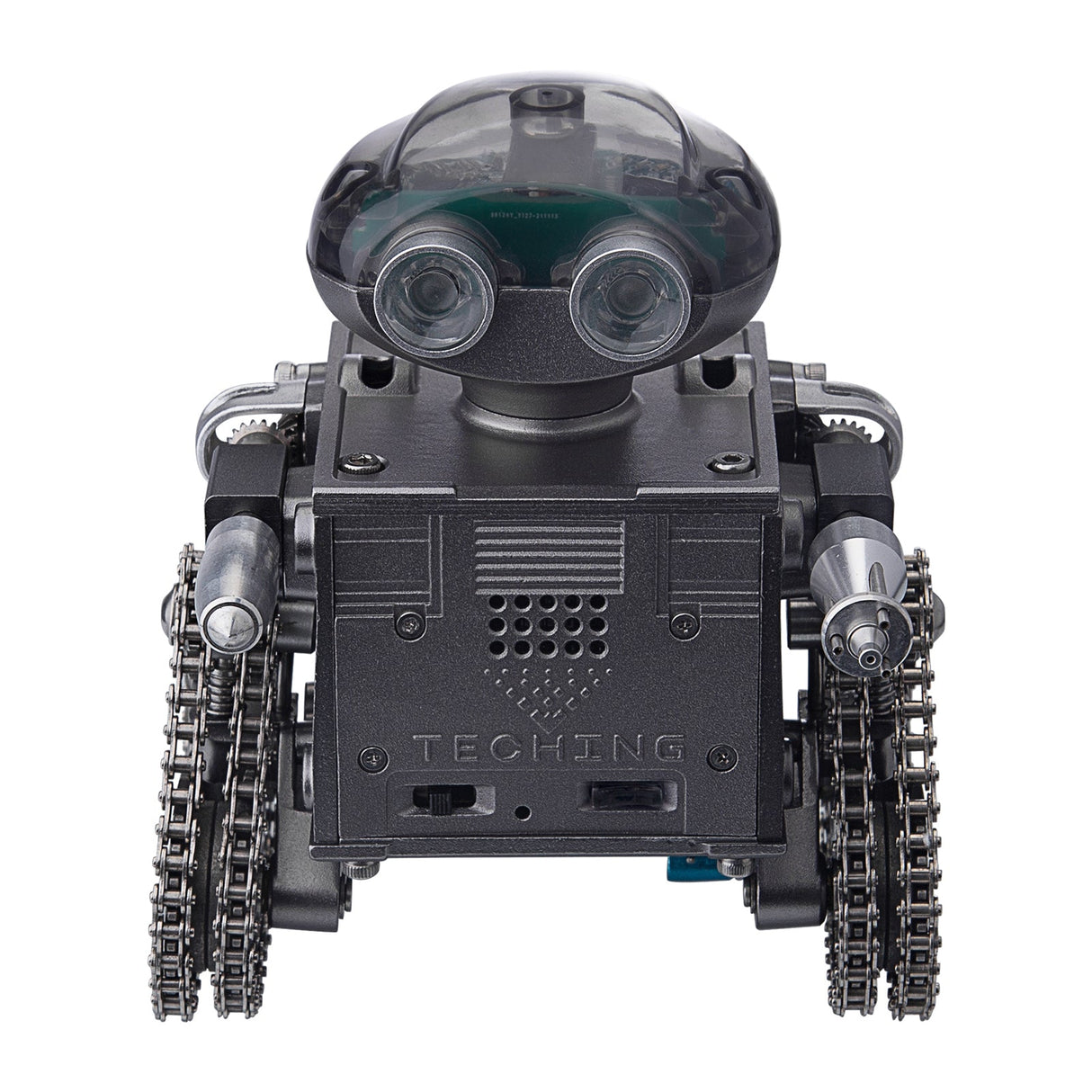 Teching Kit de modelo de metal robot rastreado de altavoz Bluetooth de bricolaje DIY