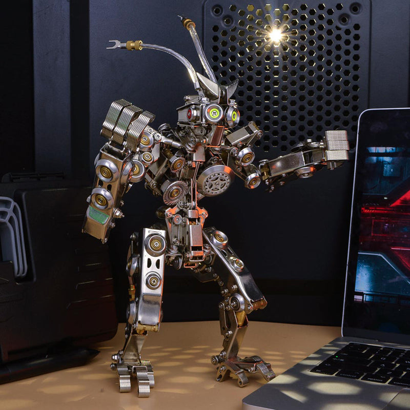 Laden Sie das Bild in Galerie -Viewer, {Das 3D DIY Metal Monkey King Transforming Mech Model Kit transformiert
