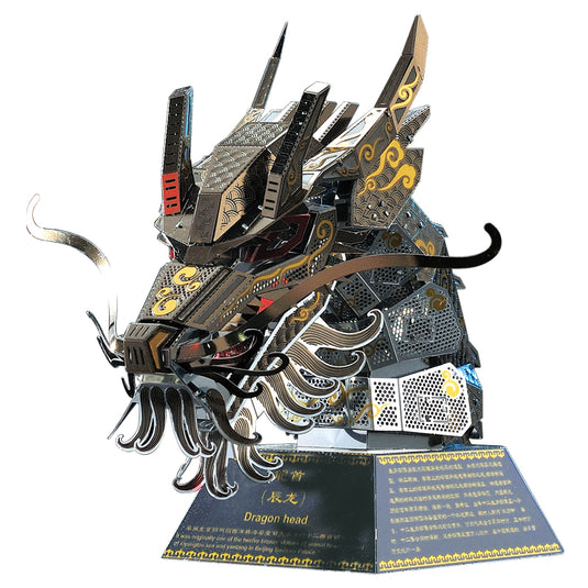 Top 12 3D Metall Puzzle Tierkopfmodell DIY Geschenk
