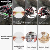 3D Metal Mechanical Red Devils Scorpion Model Kits DIY Art Craft Gift