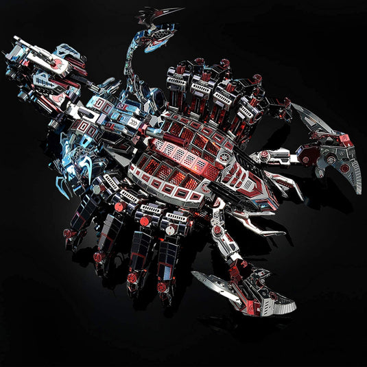 3D Metal Mechanical Red Devils Scorpion Model Kits DIY Art Craft Gift