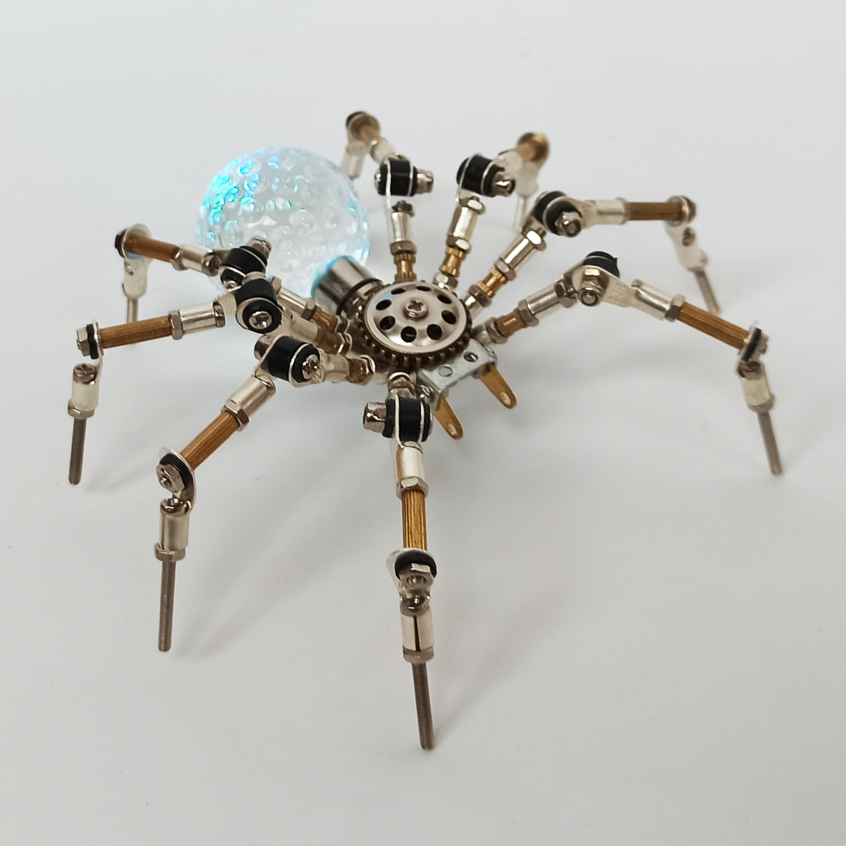 270pcs+ 3d Mini Mechanical Spider DIY Model Kits Metall -Puzzle