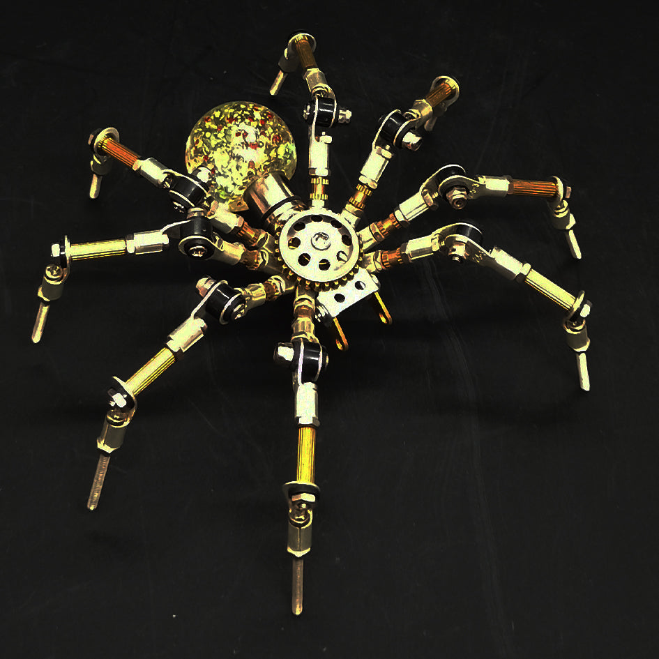 270pcs+ 3d Mini Mechanical Spider DIY Model Kits Metall -Puzzle