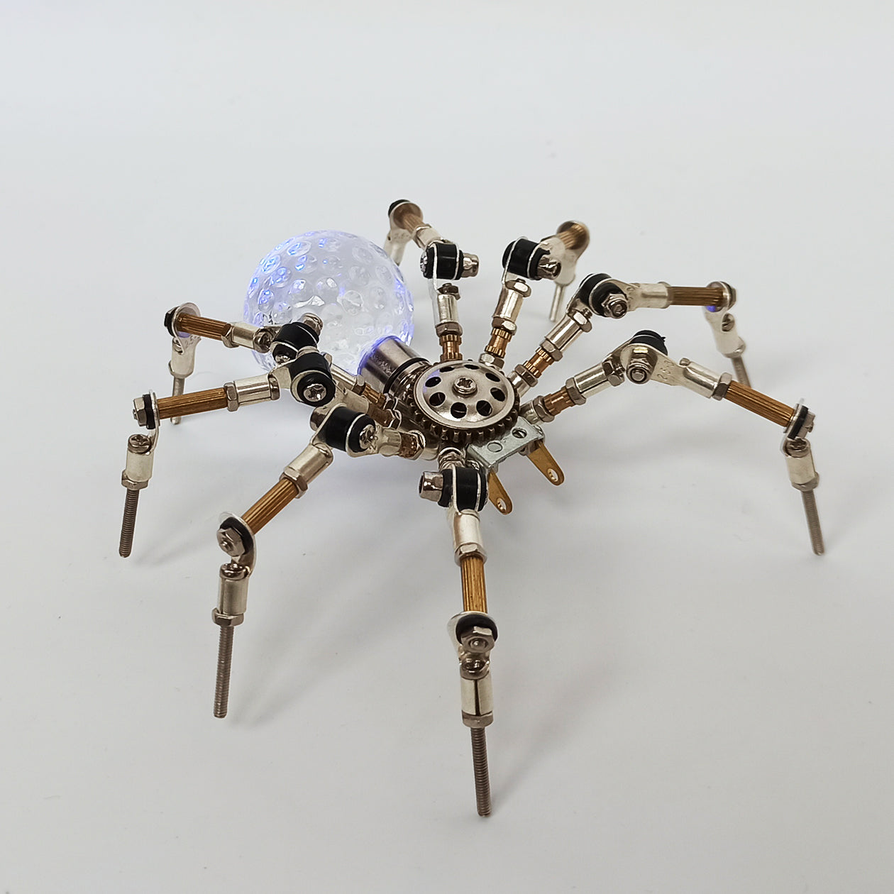 270pcs+ 3d Mini Mechanical Spider DIY Model Kits Metall -Puzzle