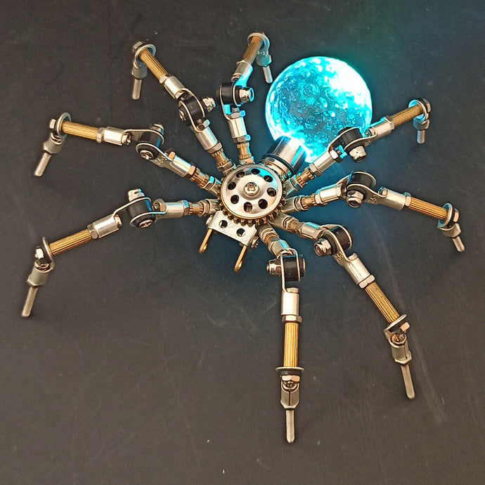 270pcs+ 3d Mini Mechanical Spider DIY Model Kits Metall -Puzzle