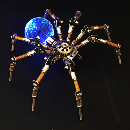 270PCS + 3D MINI MECANICAL SPIDER DIY Model Kits Metal Puzzle