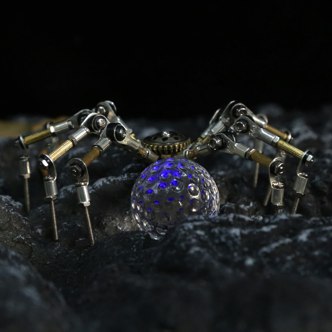 270pcs+ 3d Mini Mechanical Spider DIY Model Kits Metall -Puzzle