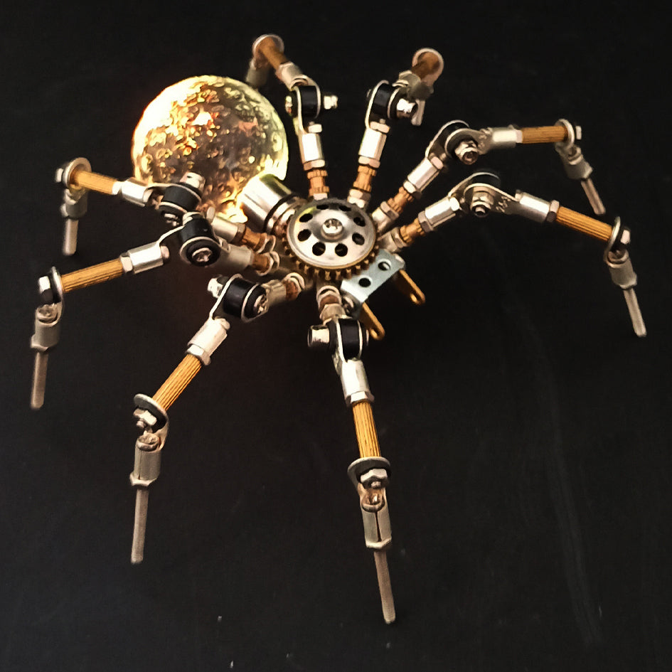 270pcs+ 3d Mini Mechanical Spider DIY Model Kits Metall -Puzzle