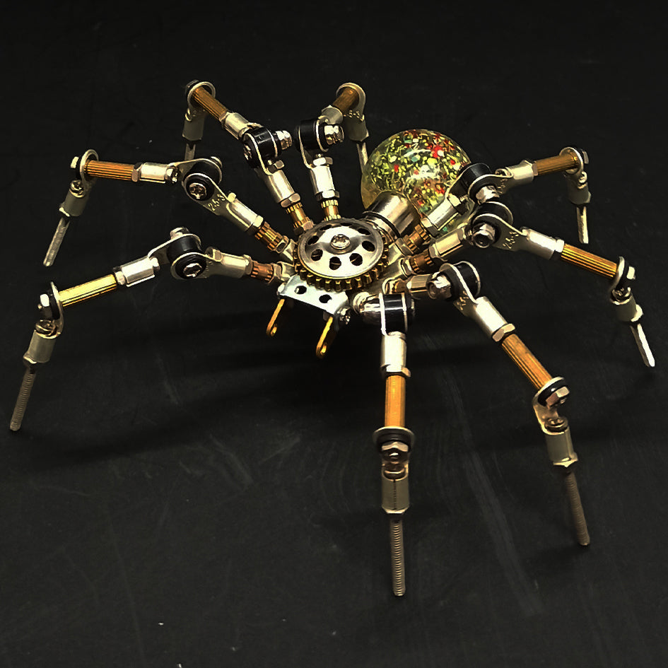 270pcs+ 3d Mini Mechanical Spider DIY Model Kits Metall -Puzzle